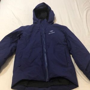 Arc’teryx Mens Fission SV Jacket Medium Blue/Purple Near New